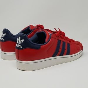 Adidas Shell Toe Red/Navy/White sz 9.5! G56083